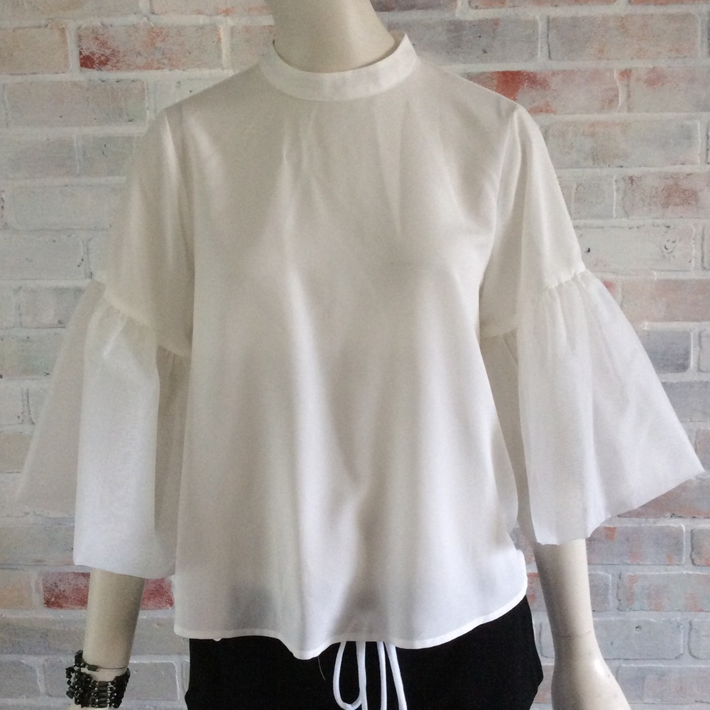 Andeawy White Blouse NWT